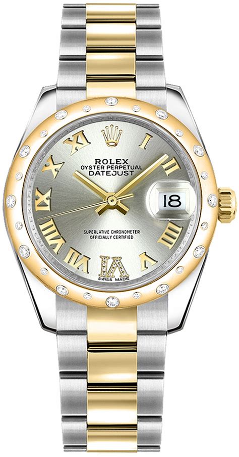 rolex reference 178343|Rolex Datejust 31 18k Yellow Gold/Steel & Diamond MOP Dial.